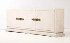 Tommi Parzinger Bleached Quarter Sawn Oak Credenza