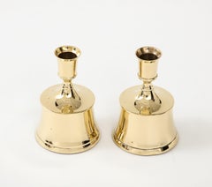 Tommi Parzinger Brass Candlesticks