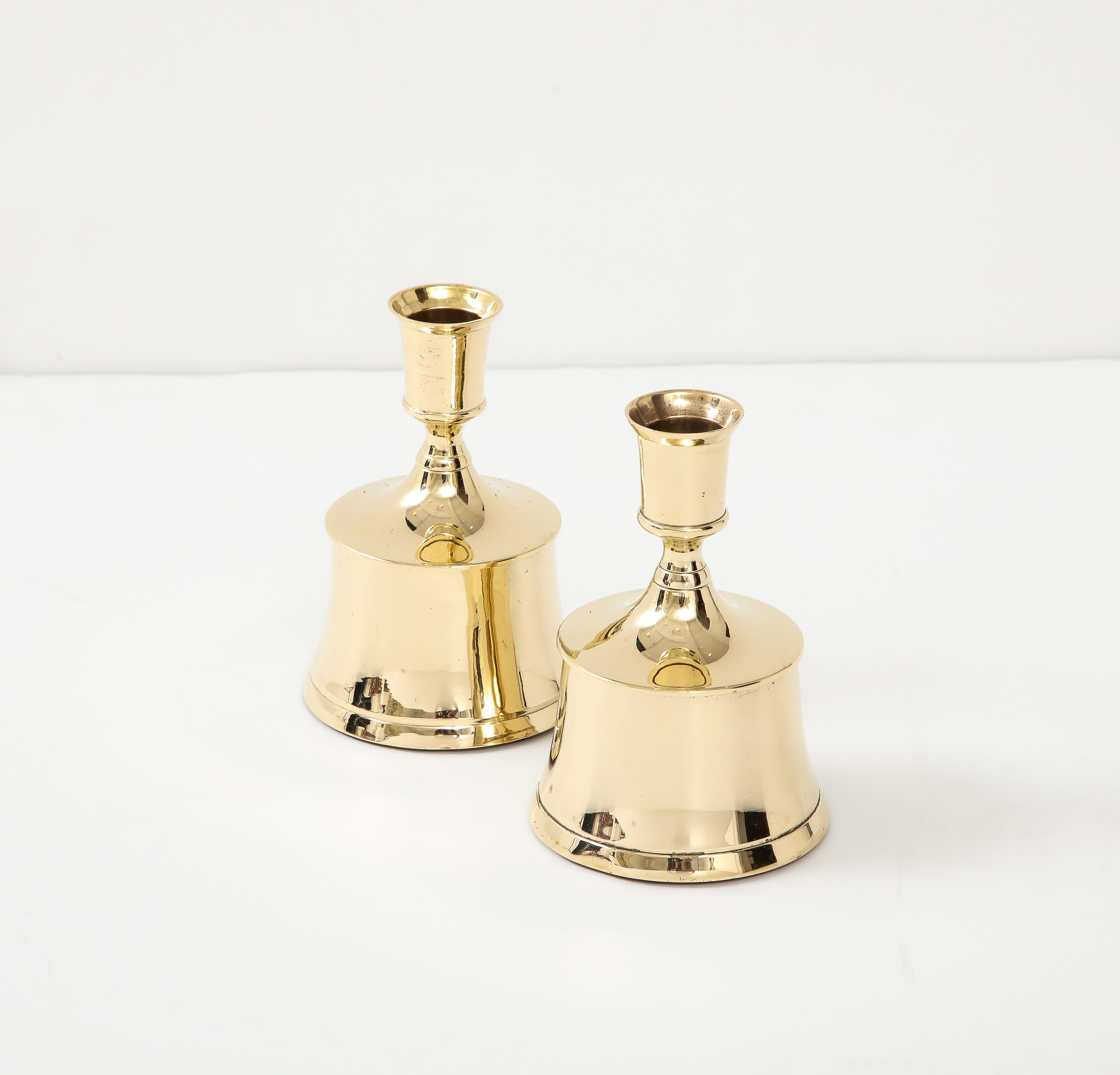 Tommi Parzinger Brass Candlesticks For Sale 1