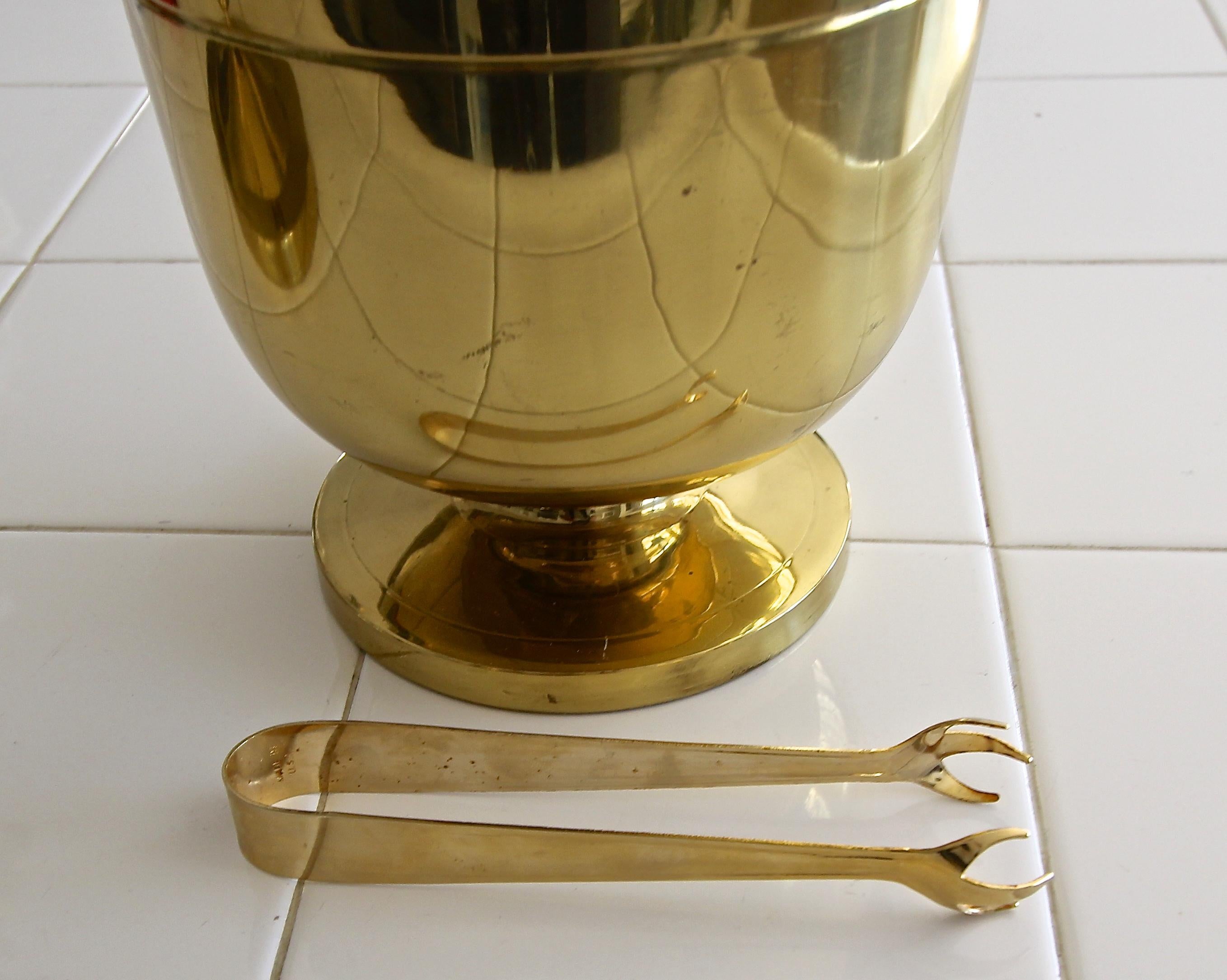 Tommi Parzinger Brass Champagne Cooler or Ice Bucket 2