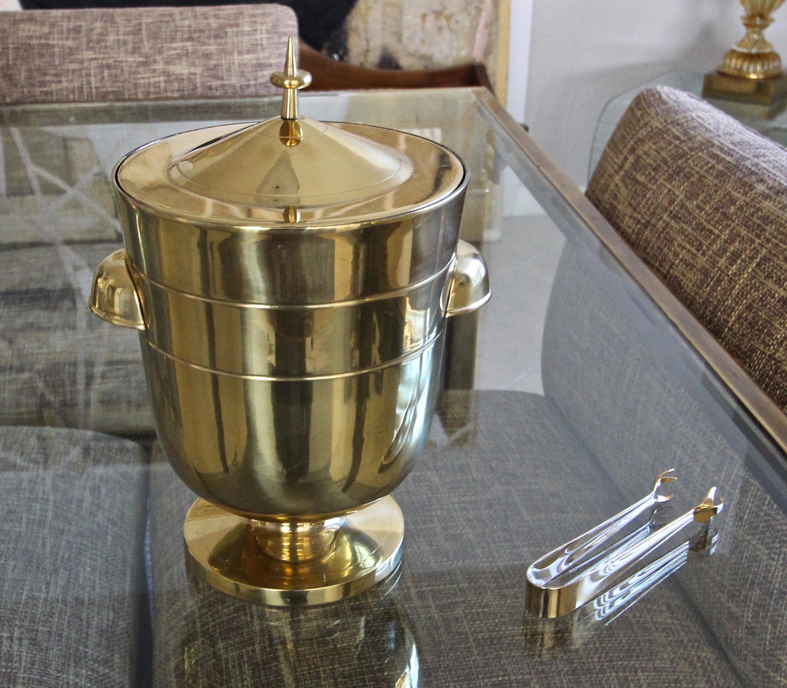 Tommi Parzinger Brass Champagne Cooler or Ice Bucket 4
