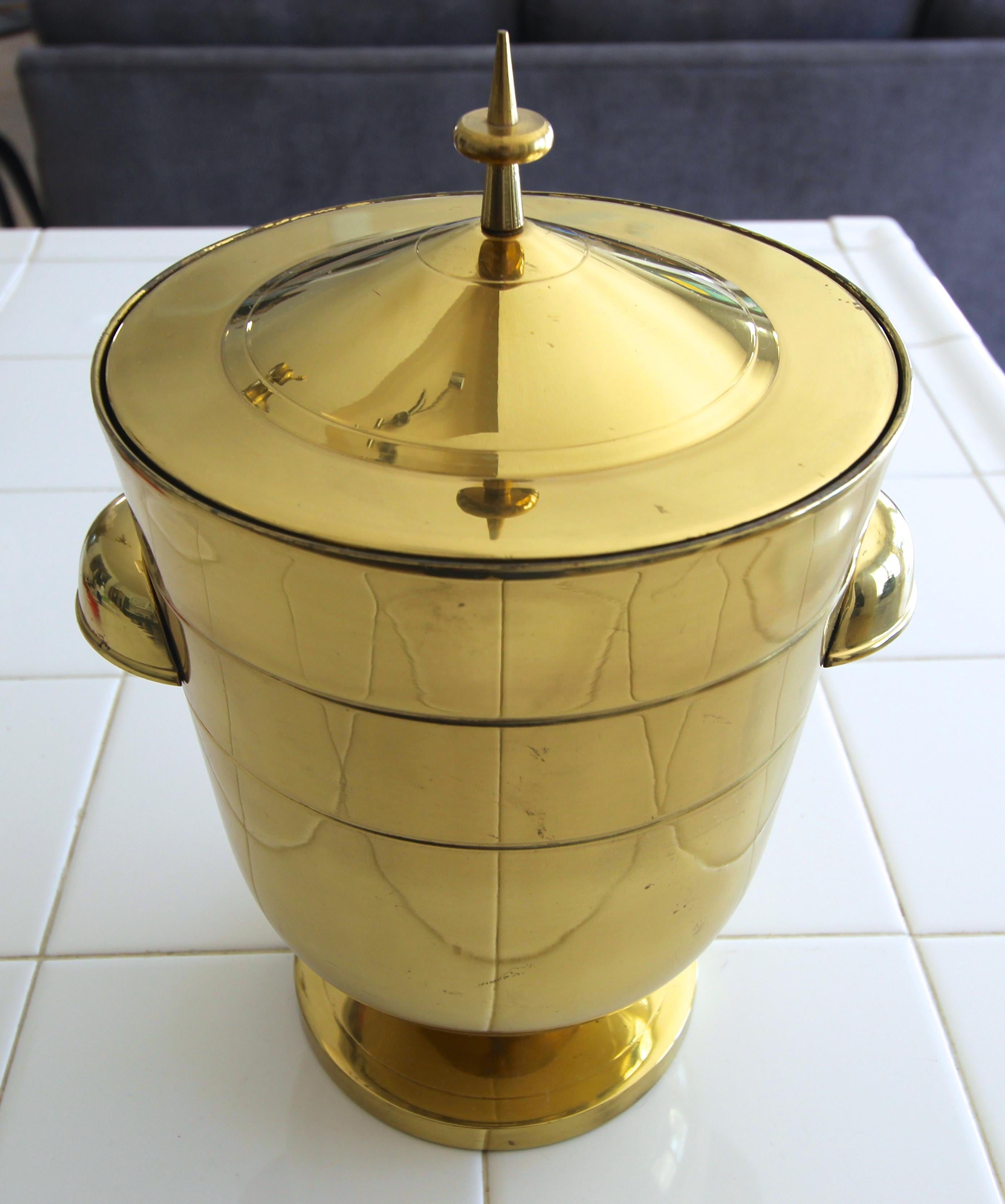Tommi Parzinger Brass Champagne Cooler or Ice Bucket 1