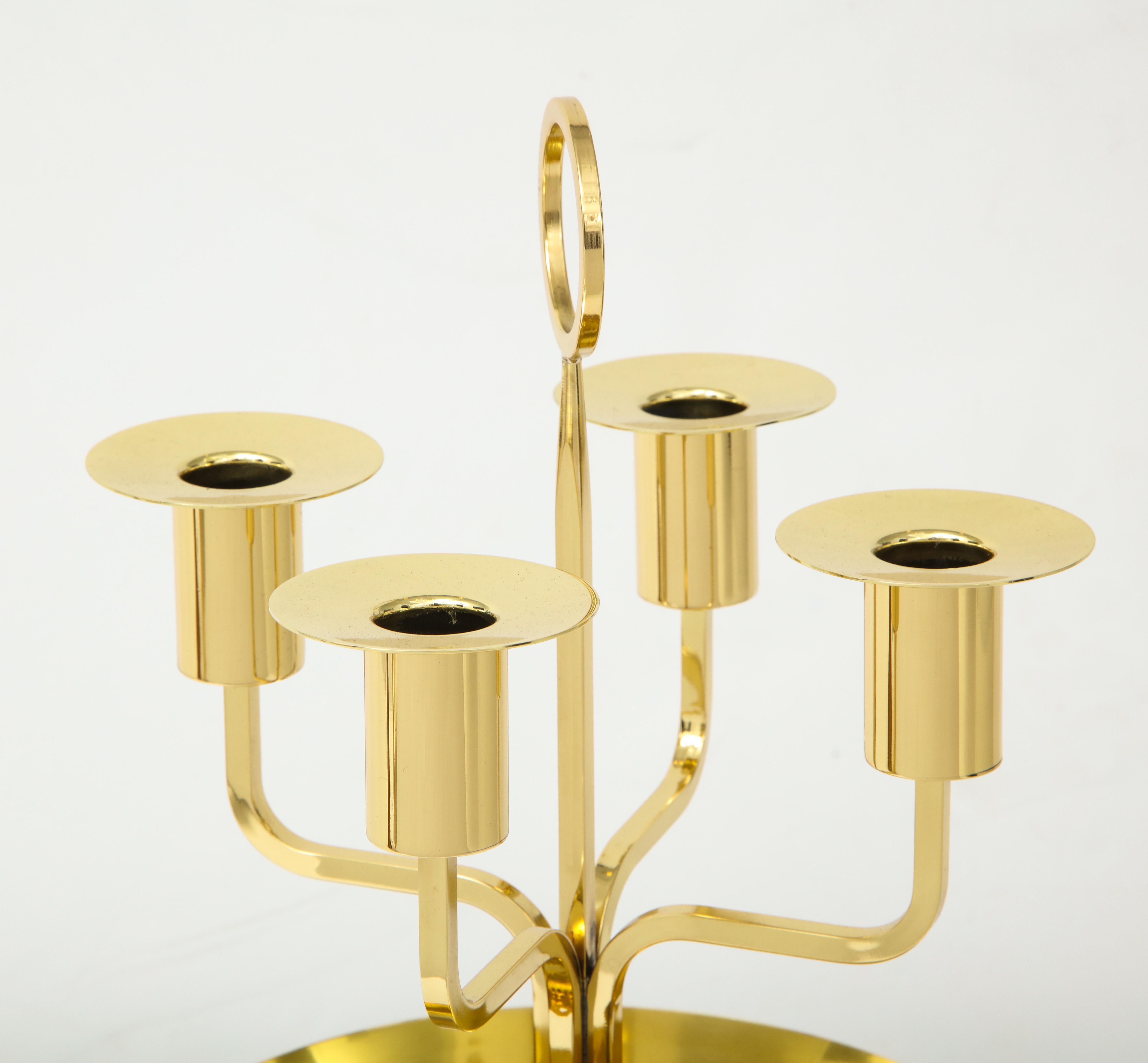 Tommi Parzinger Brass Epergne Centerpiece 4