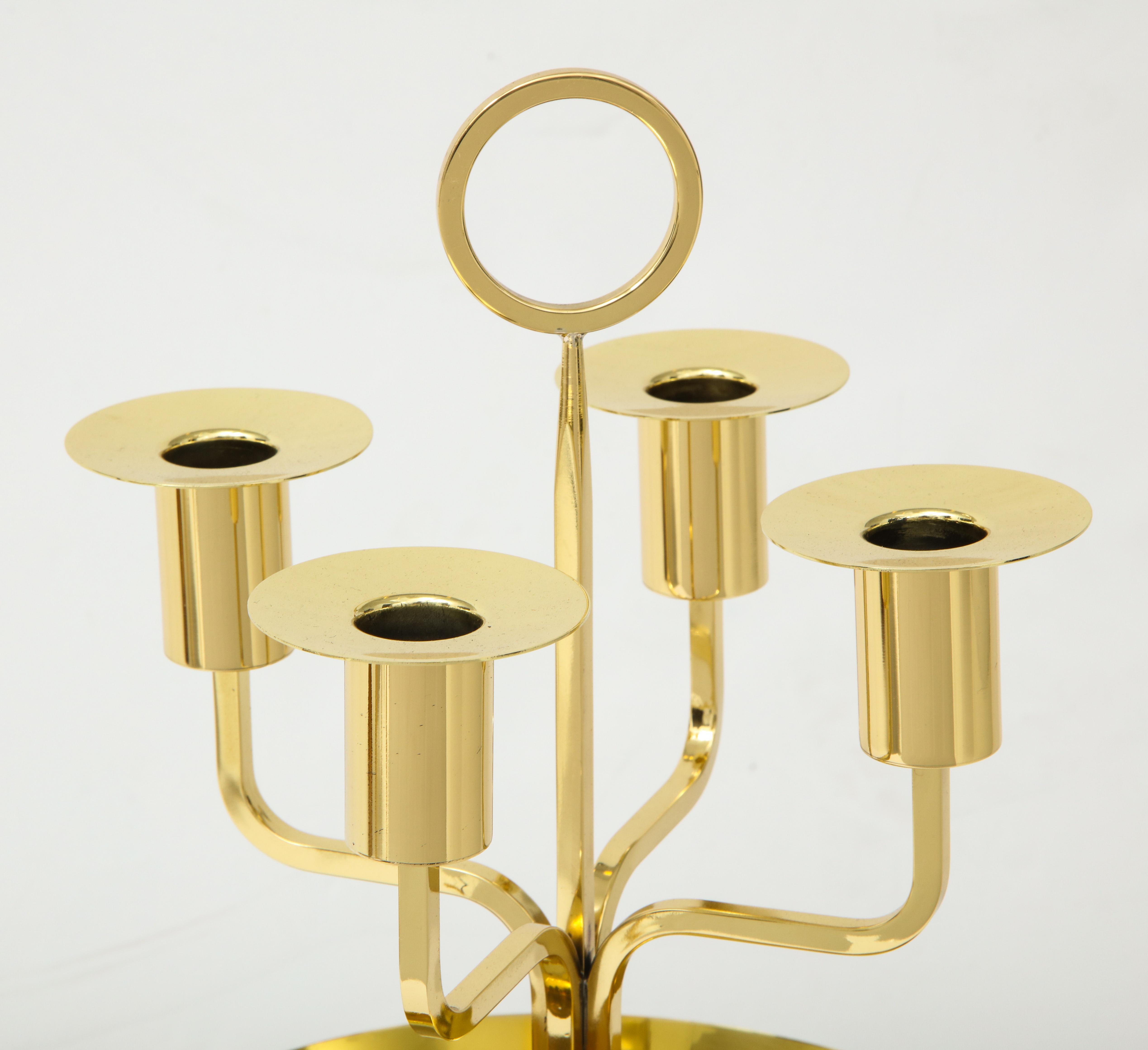 Tommi Parzinger Brass Epergne Centerpiece 3