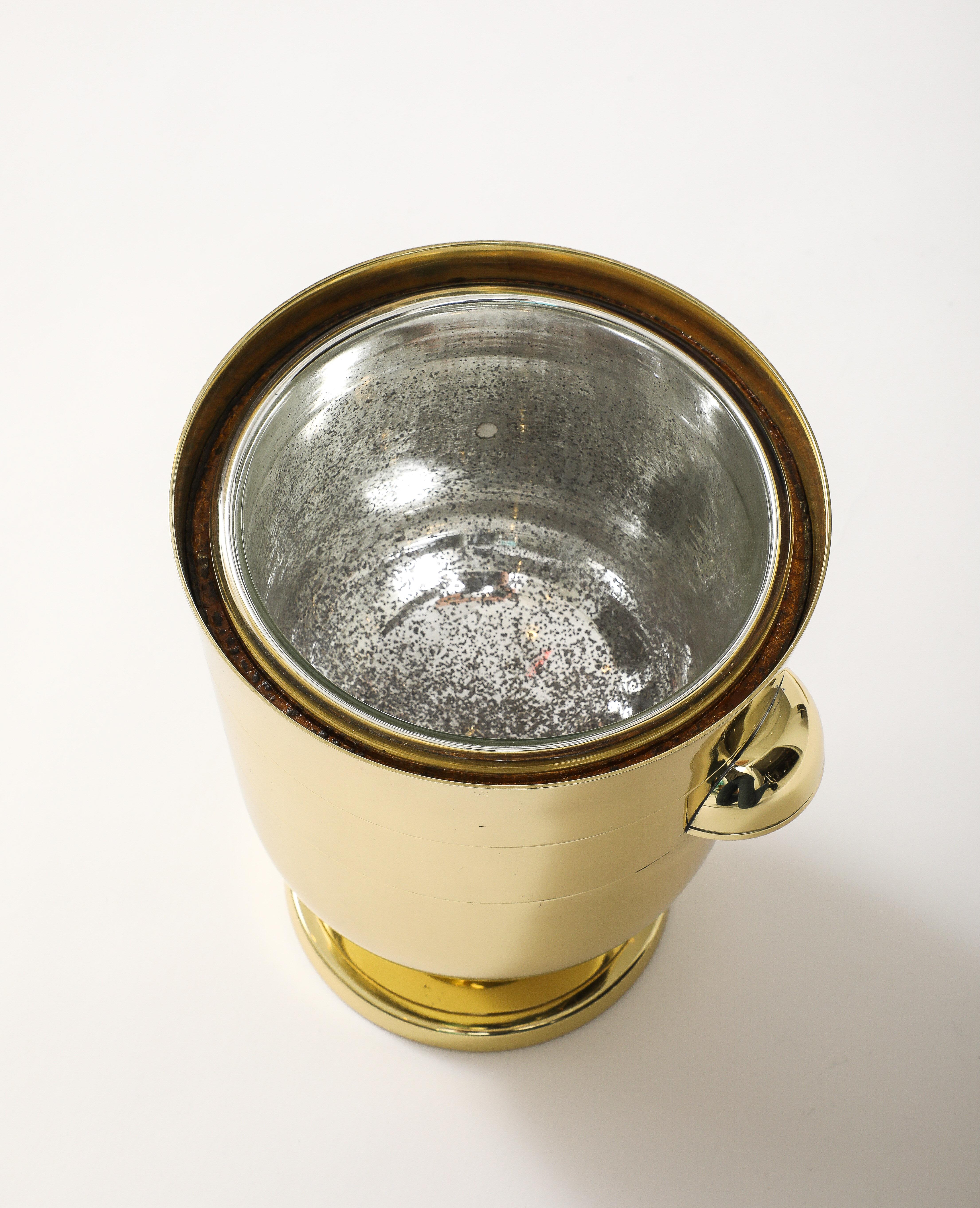 Tommi Parzinger Brass Ice Bucket For Sale 1