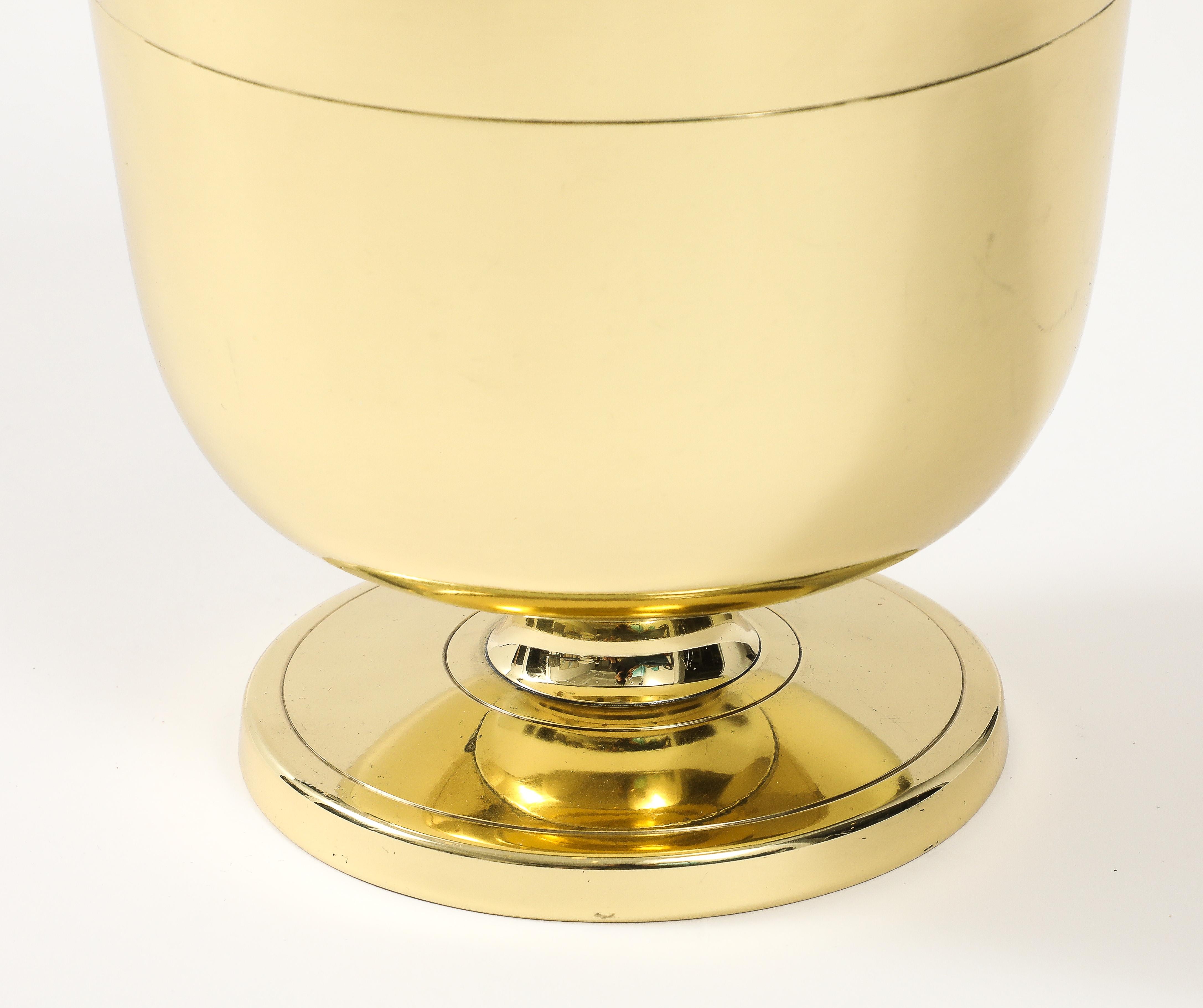 Tommi Parzinger Brass Ice Bucket For Sale 2