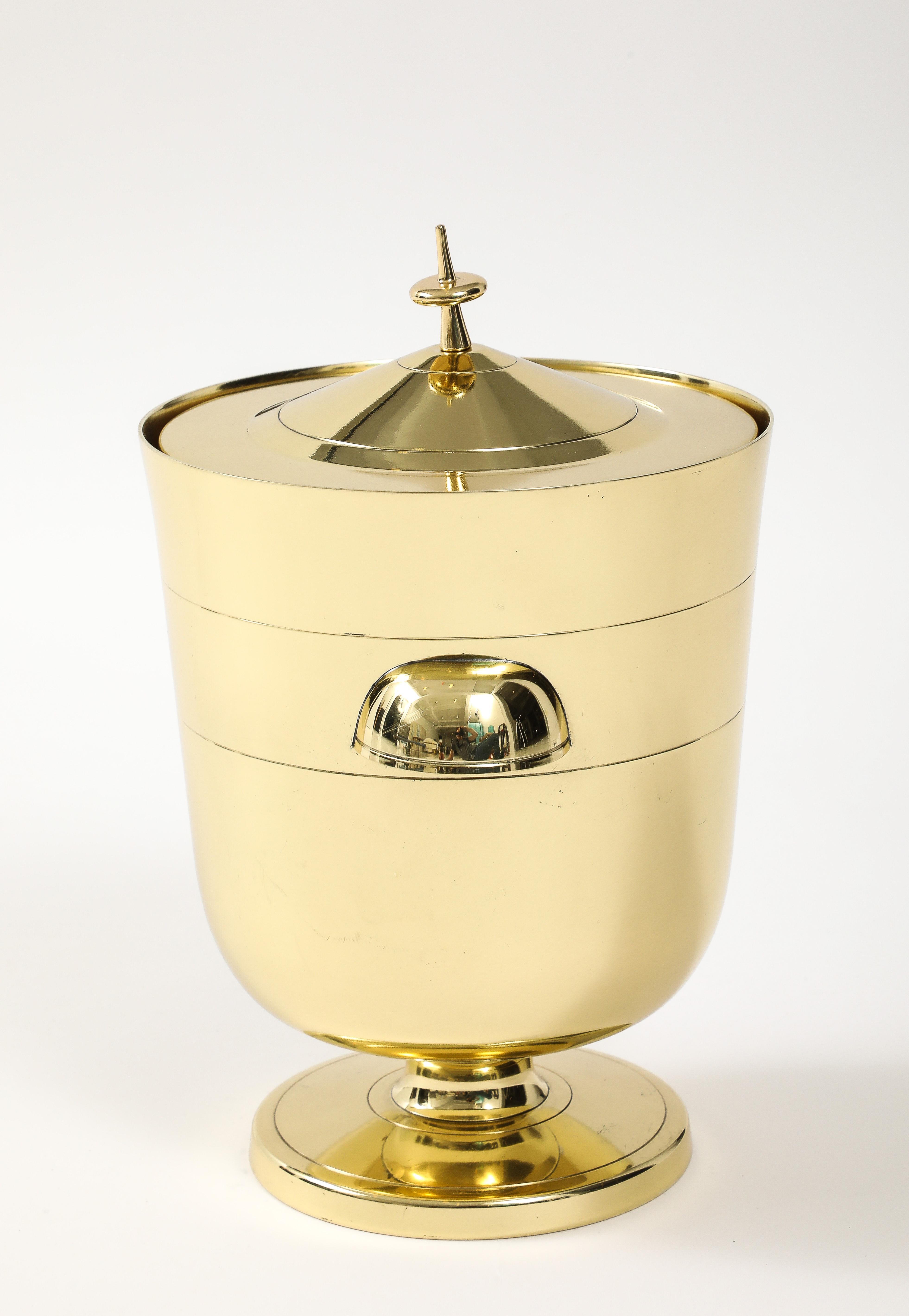 Tommi Parzinger Brass Ice Bucket For Sale 3
