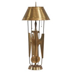 Used Tommi Parzinger Brass Lamp, 1955