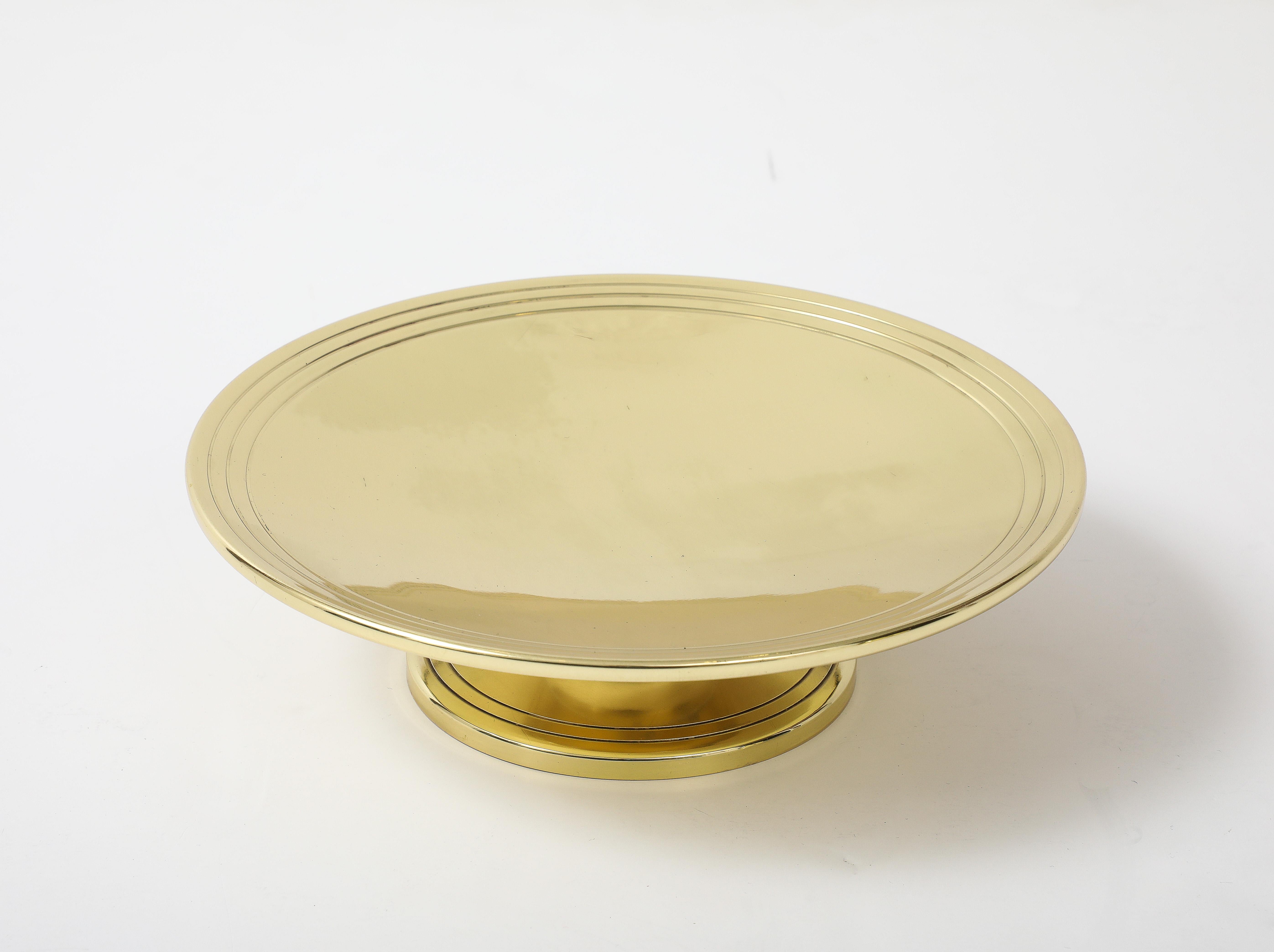 Tommi Parzinger Brass Serving Pieces For Sale 6
