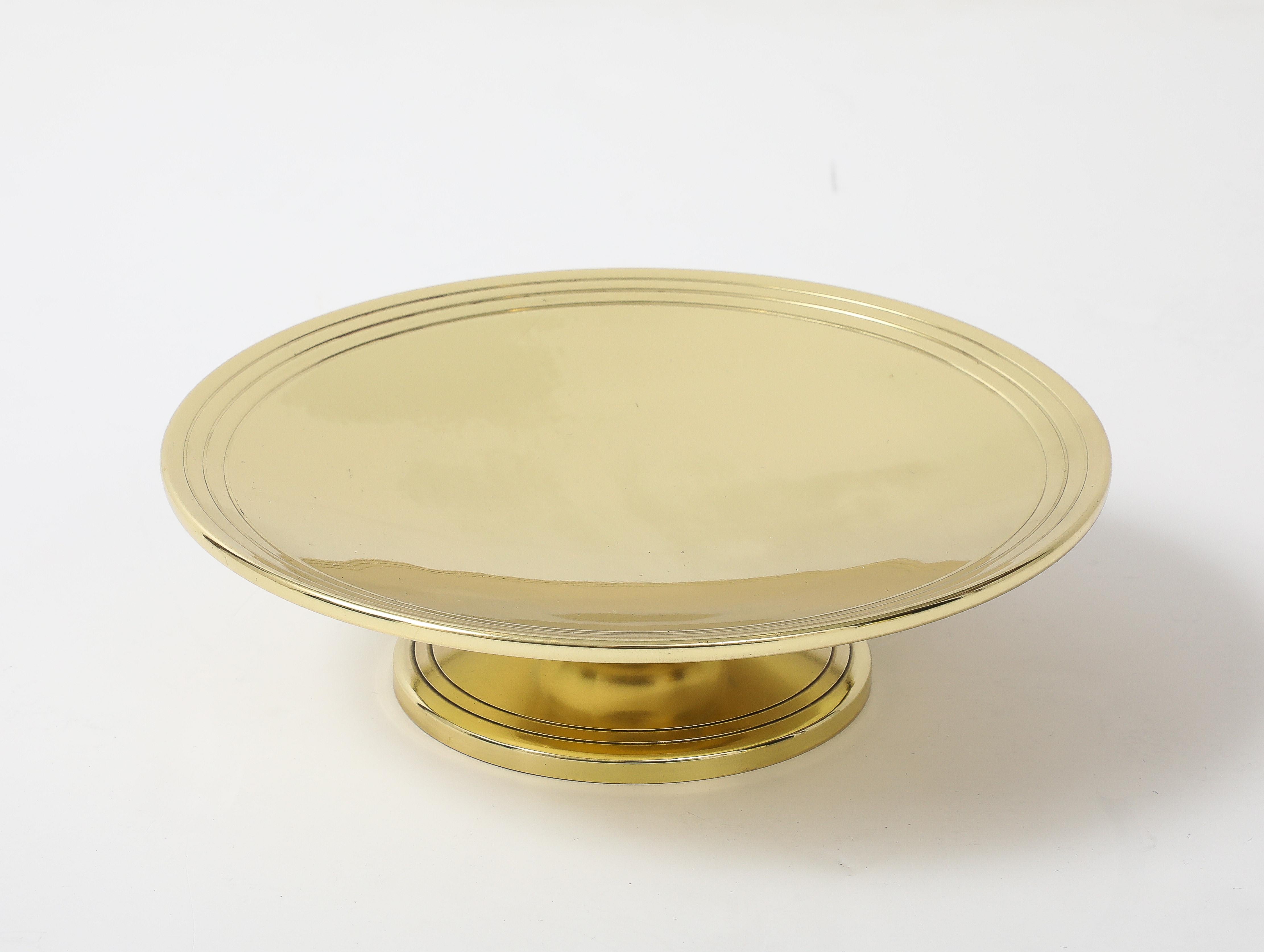 Tommi Parzinger Brass Serving Pieces For Sale 9