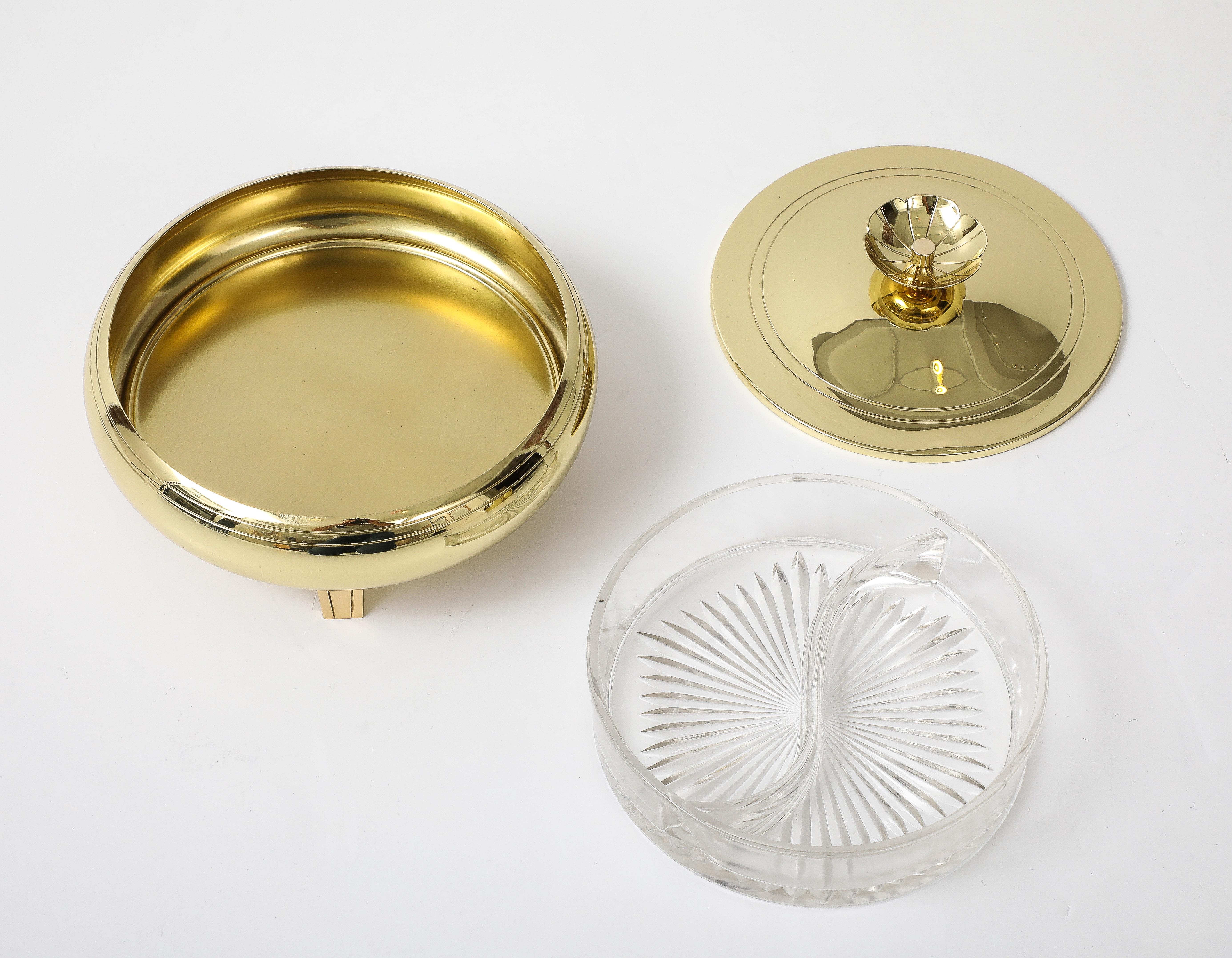 Tommi Parzinger Brass Serving Pieces For Sale 11