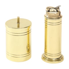 Tommi Parzinger Brass Smoking Set
