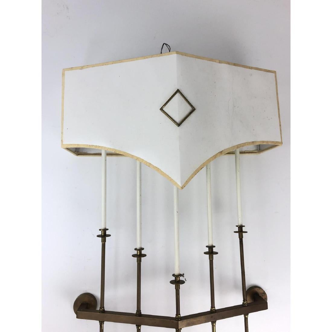 Tommi Parzinger Brass Wall Light Fixture Sconce Candelabra 1950s Modern Regency For Sale 1