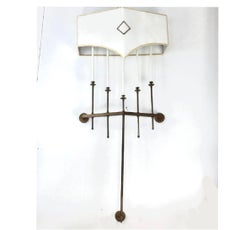 Tommi Parzinger Lampada da parete in ottone Sconce Candelabro 1950s Modern Regency