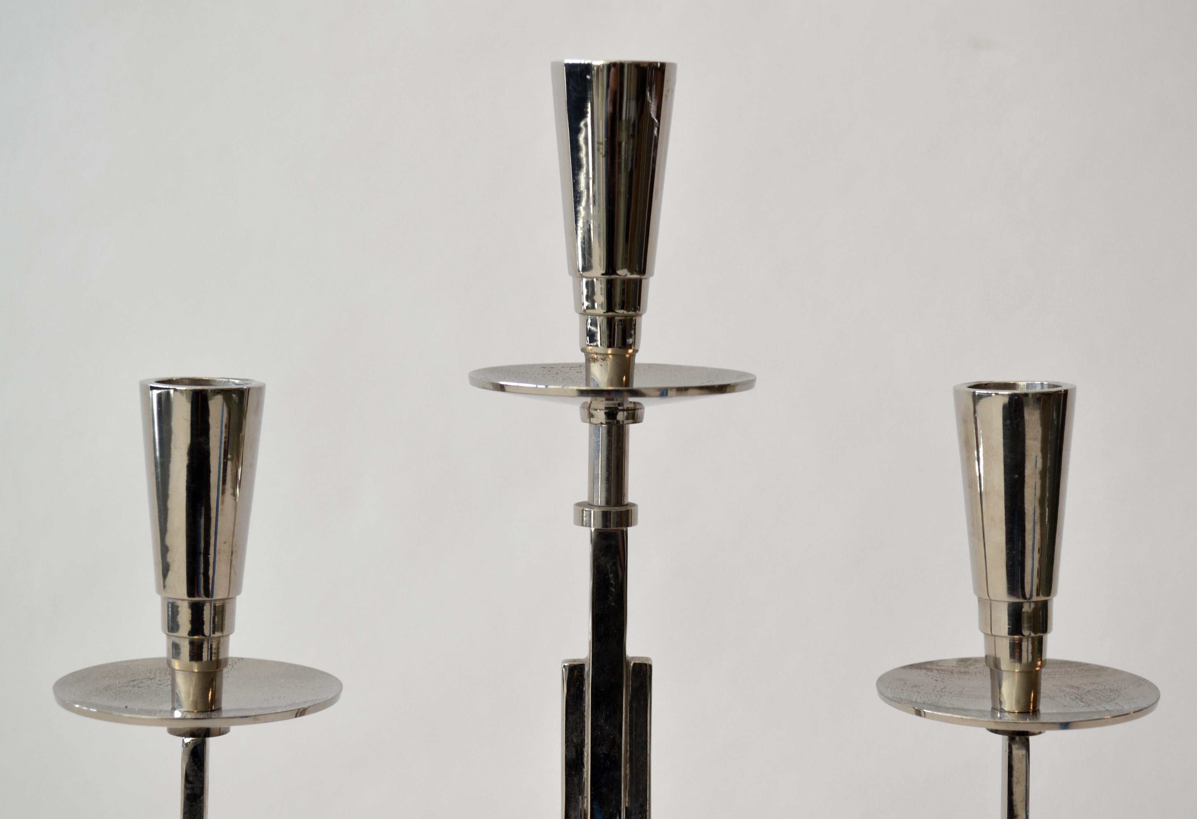 Mid-Century Modern Tommi Parzinger Candlestick Candelabra For Sale