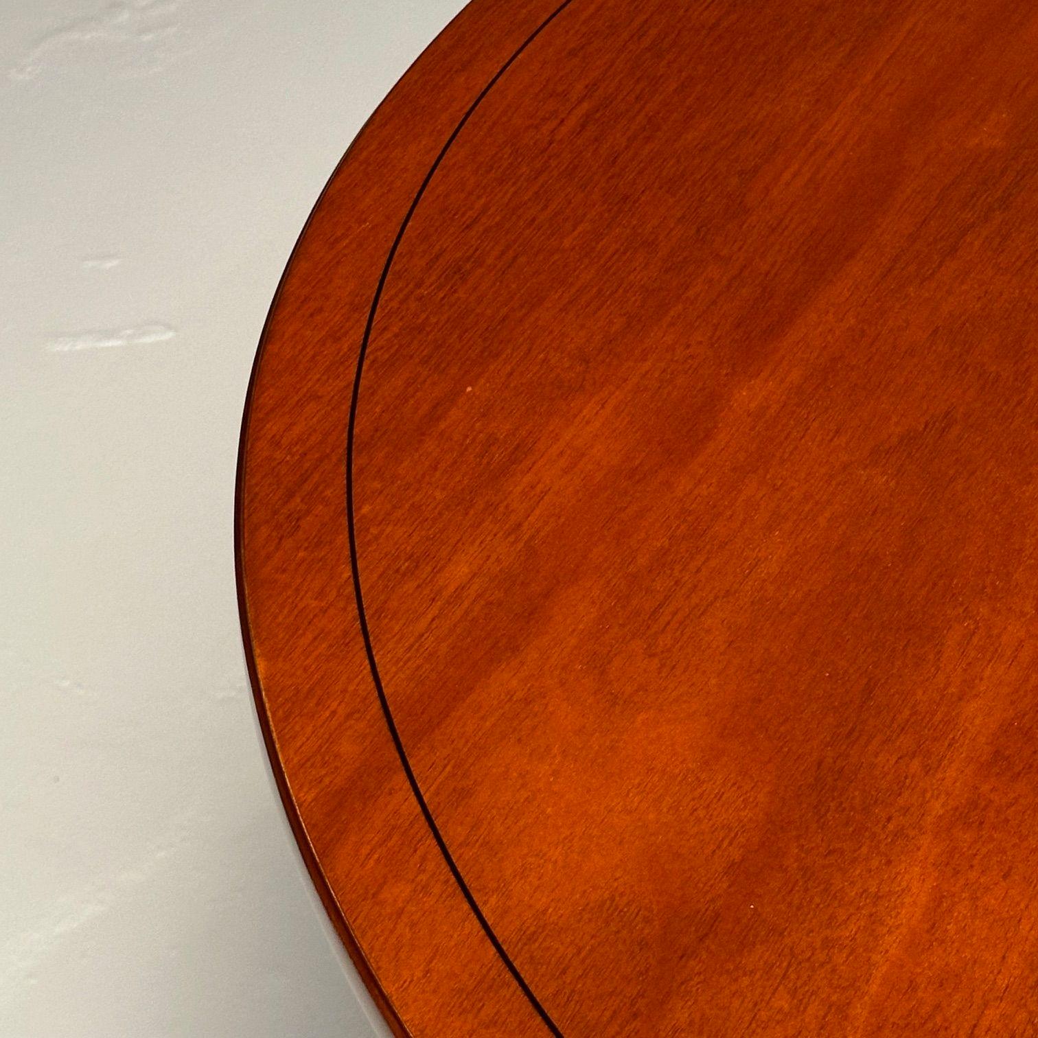 Table de salle à manger Tommi Parzinger, Charak, mi-siècle moderne, acajou blanchi en vente 1