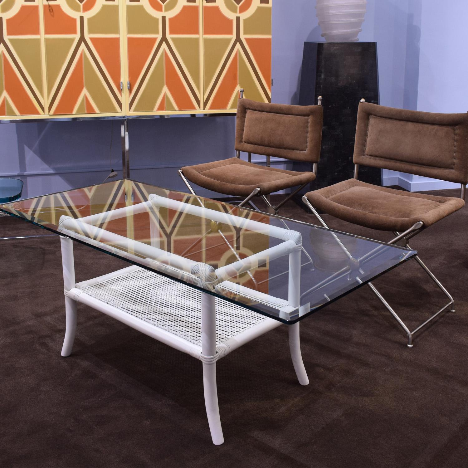 Mid-Century Modern Tommi Parzinger Coffee Table for Willow and Reed, 1950s