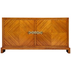 Tommi Parzinger Credenza in Bleached Mahogany for Charak Modern