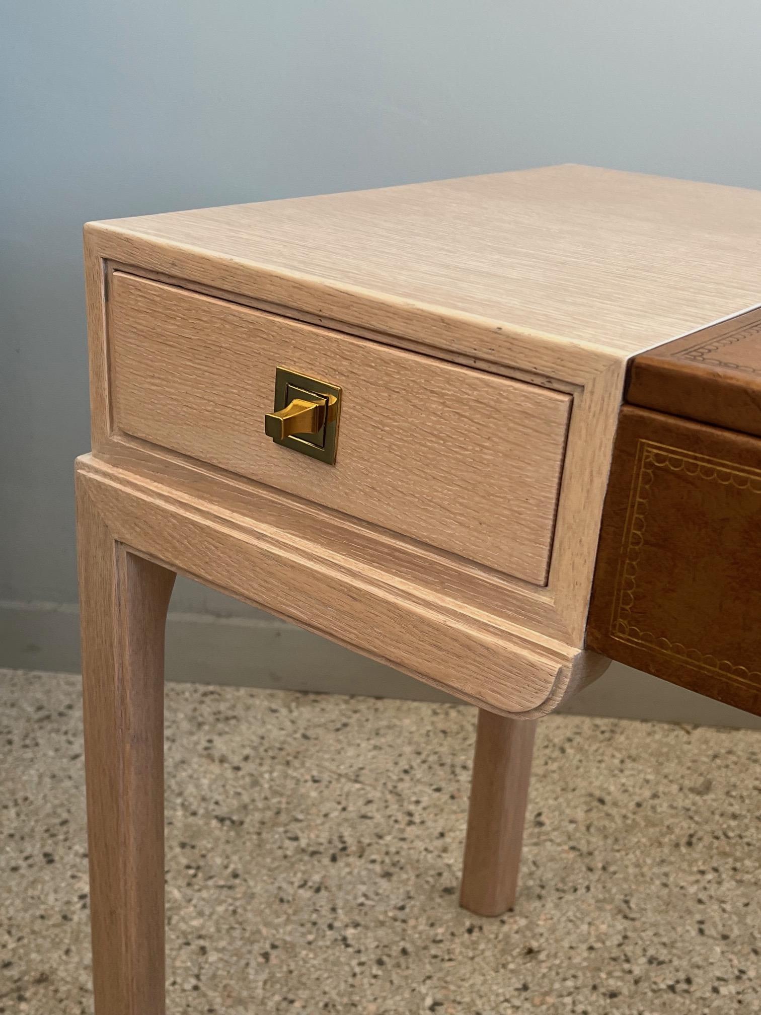 Brass Tommi Parzinger Desk Vanity, 1940's