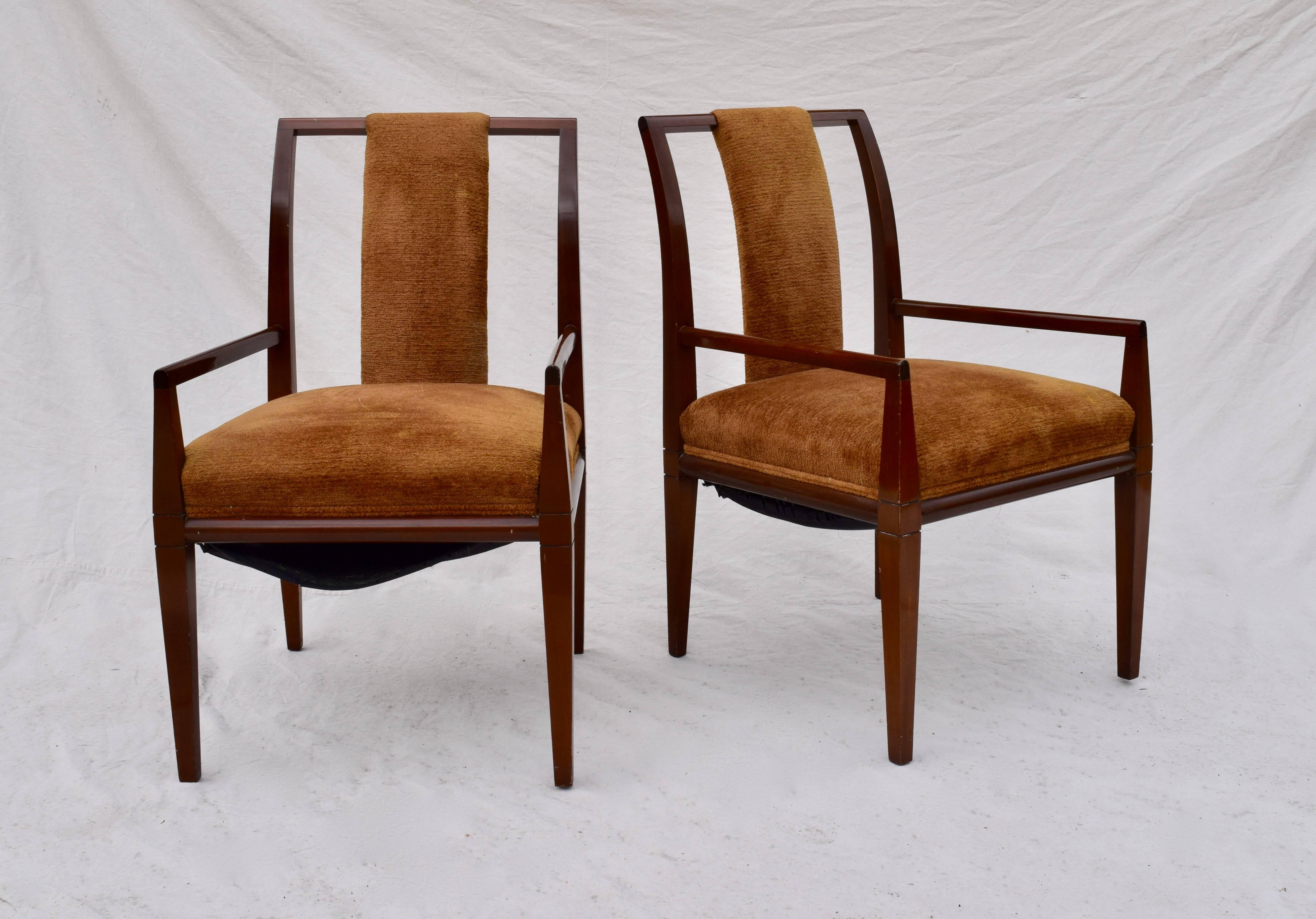 Fabric Tommi Parzinger Dining Chairs