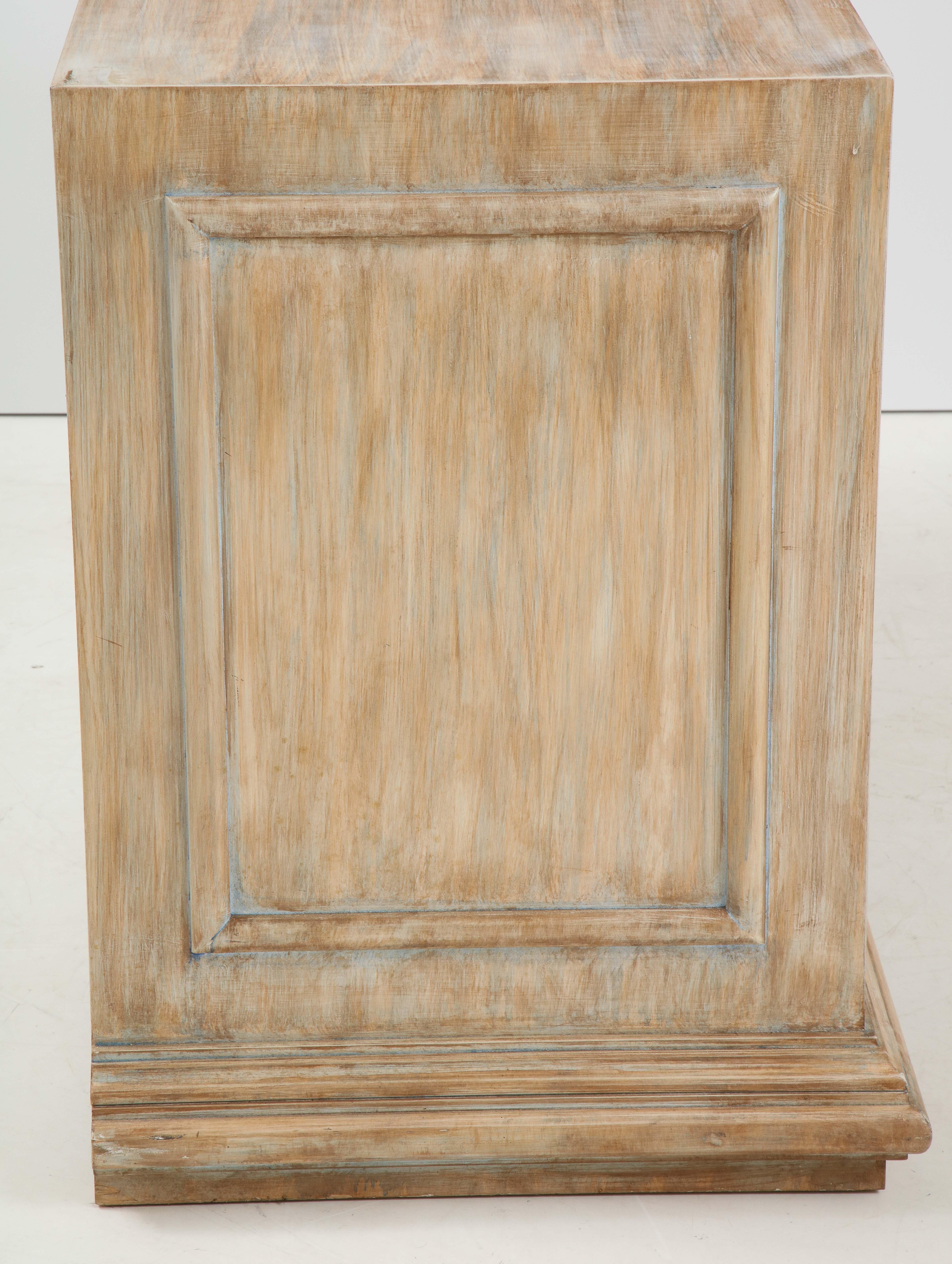 American Tommi Parzinger Driftwood Finished Cabinet, Console