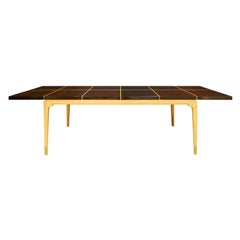 Table de salle à manger à rallonge élégante Tommi Parzinger 1950s 'Signé'