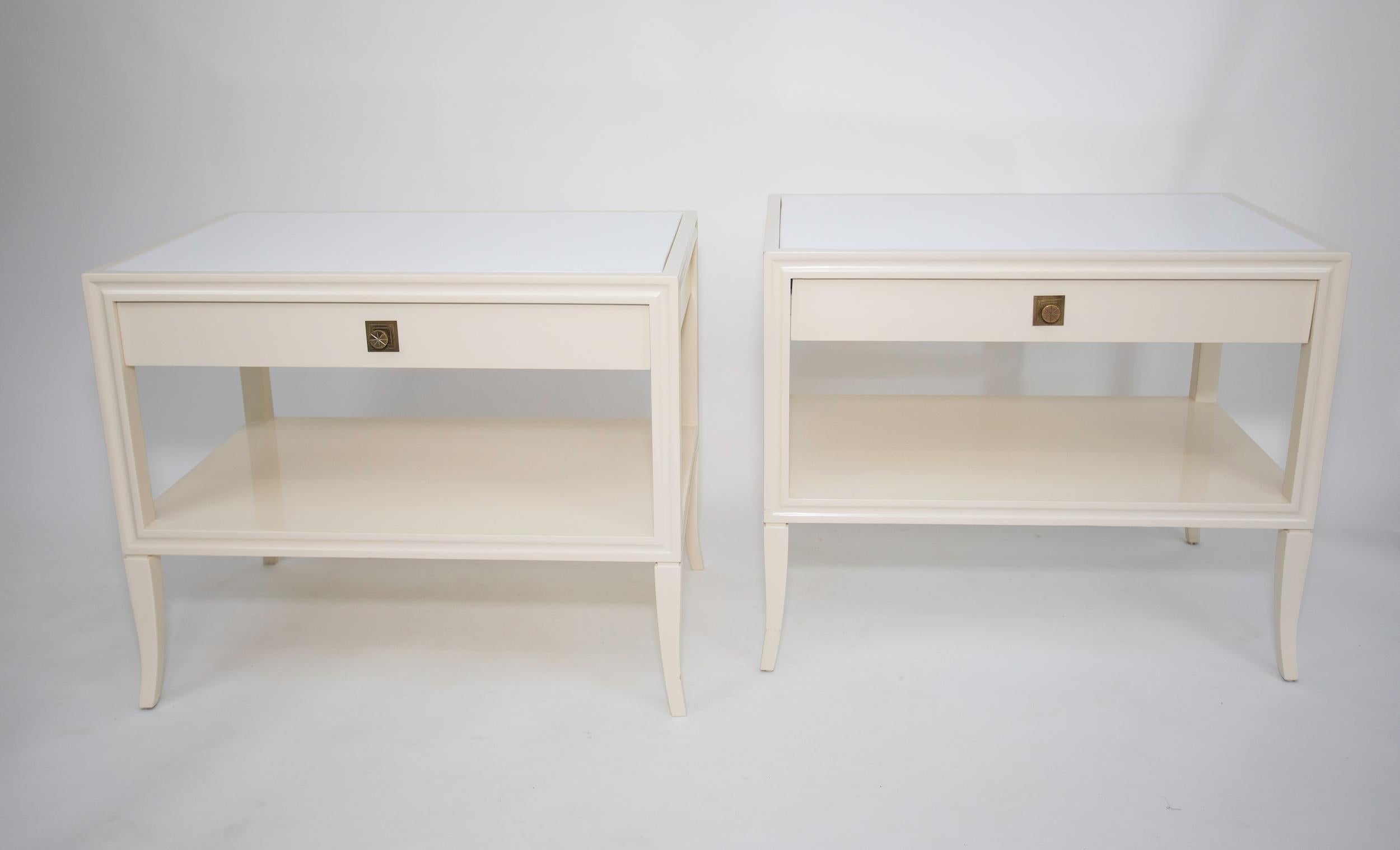 American Tommi Parzinger End Tables/ Nightstands For Sale