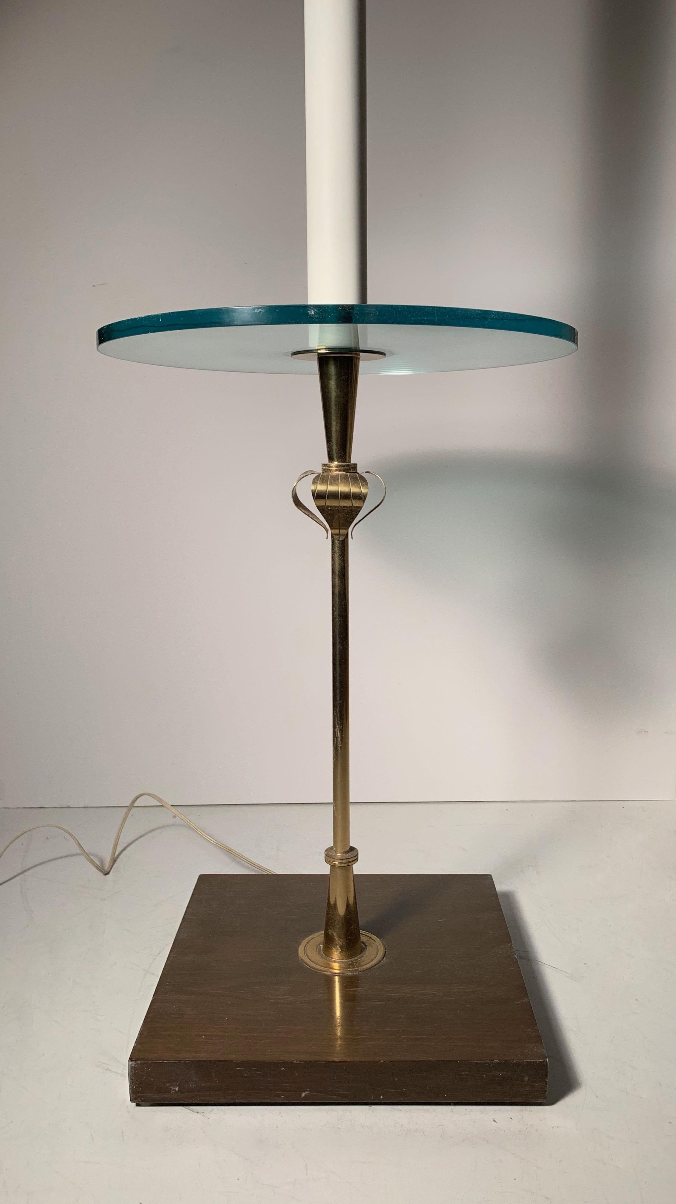 American Tommi Parzinger Floor Lamp Table by Parzinger Originals For Sale