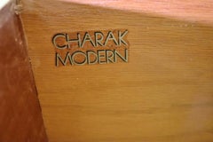 Tommi Parzinger For Charak Furniture Tall Two Piece Chest on Chest Dresser