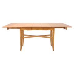 Tommi Parzinger for Charak Mahogany Danbury Extend Dining Table