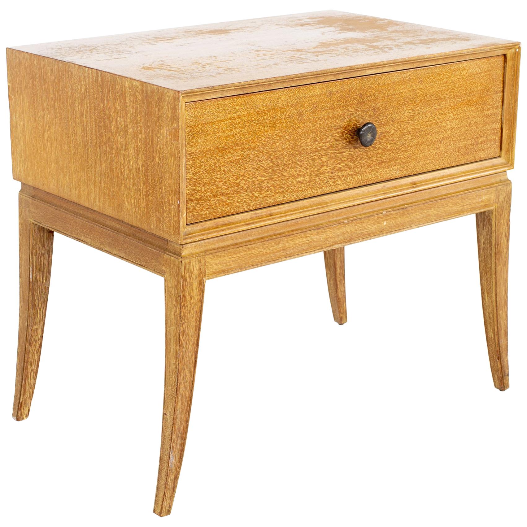 Tommi Parzinger Bleached Maple Nightstands For Sale at 1stDibs