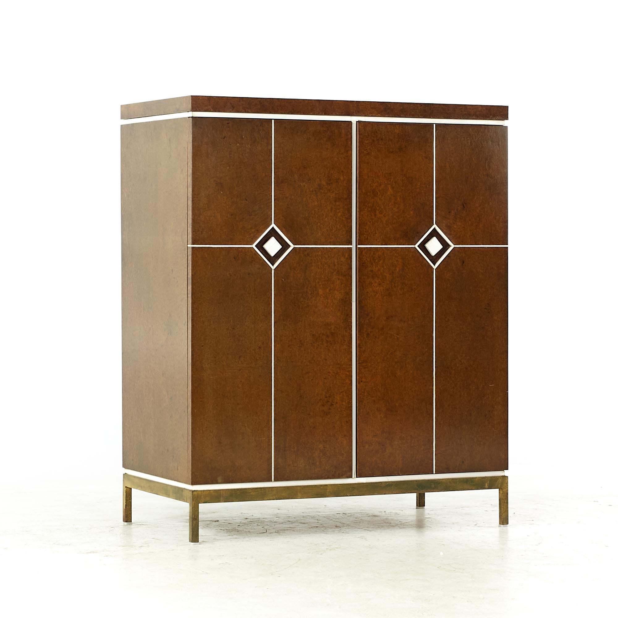 American Tommi Parzinger for Charak Midcentury Bar Cabinet, Pair For Sale