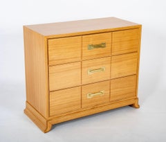 Tommi Parzinger for Charak Modern Bleached Mahogany Chest of Drawers