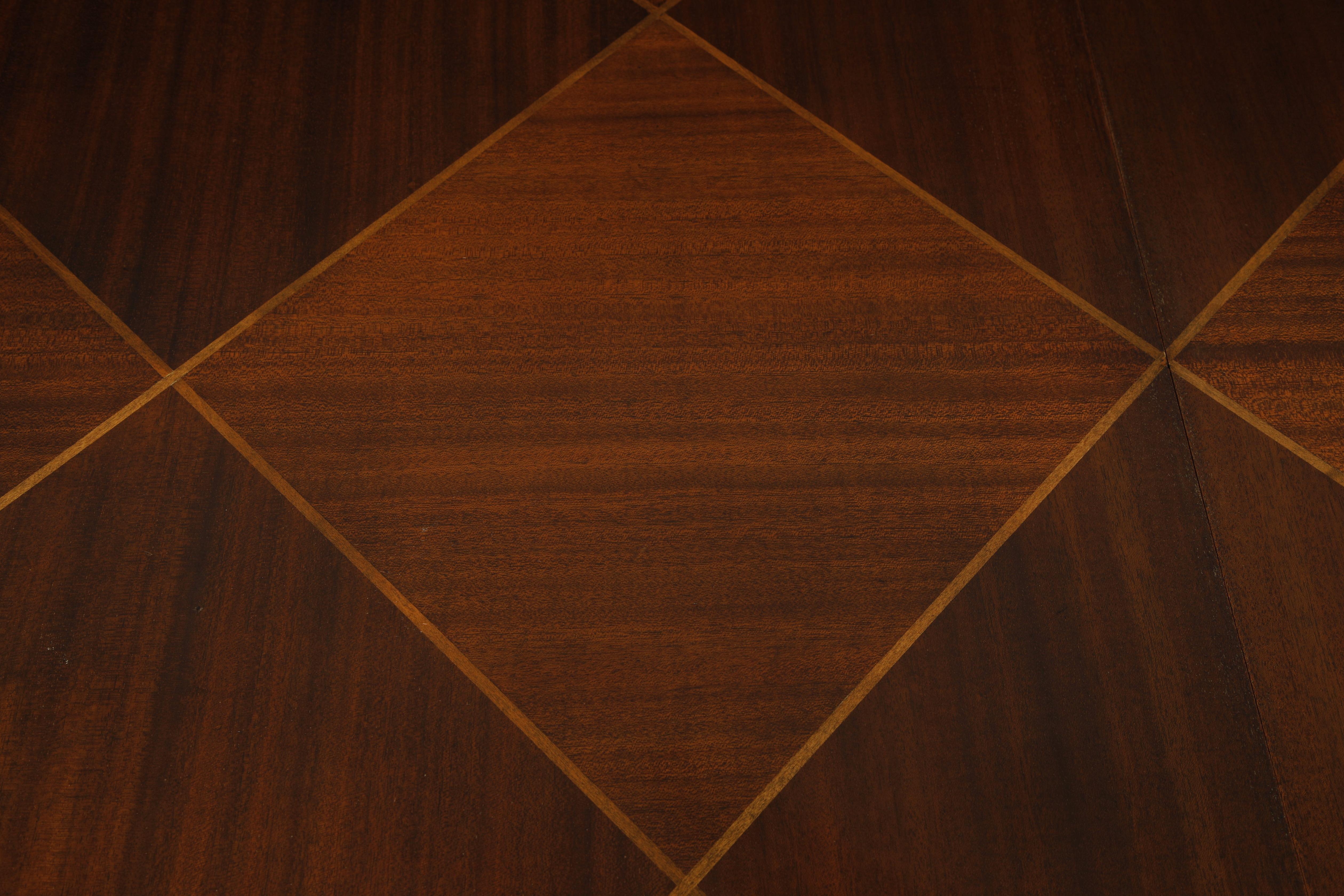 Tommi Parzinger for Charak Modern Extendable Dining Table, c 1950s, Signed en vente 13