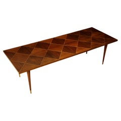 Tommi Parzinger for Charak Modern Extendable Dining Table, c 1950s, Signed