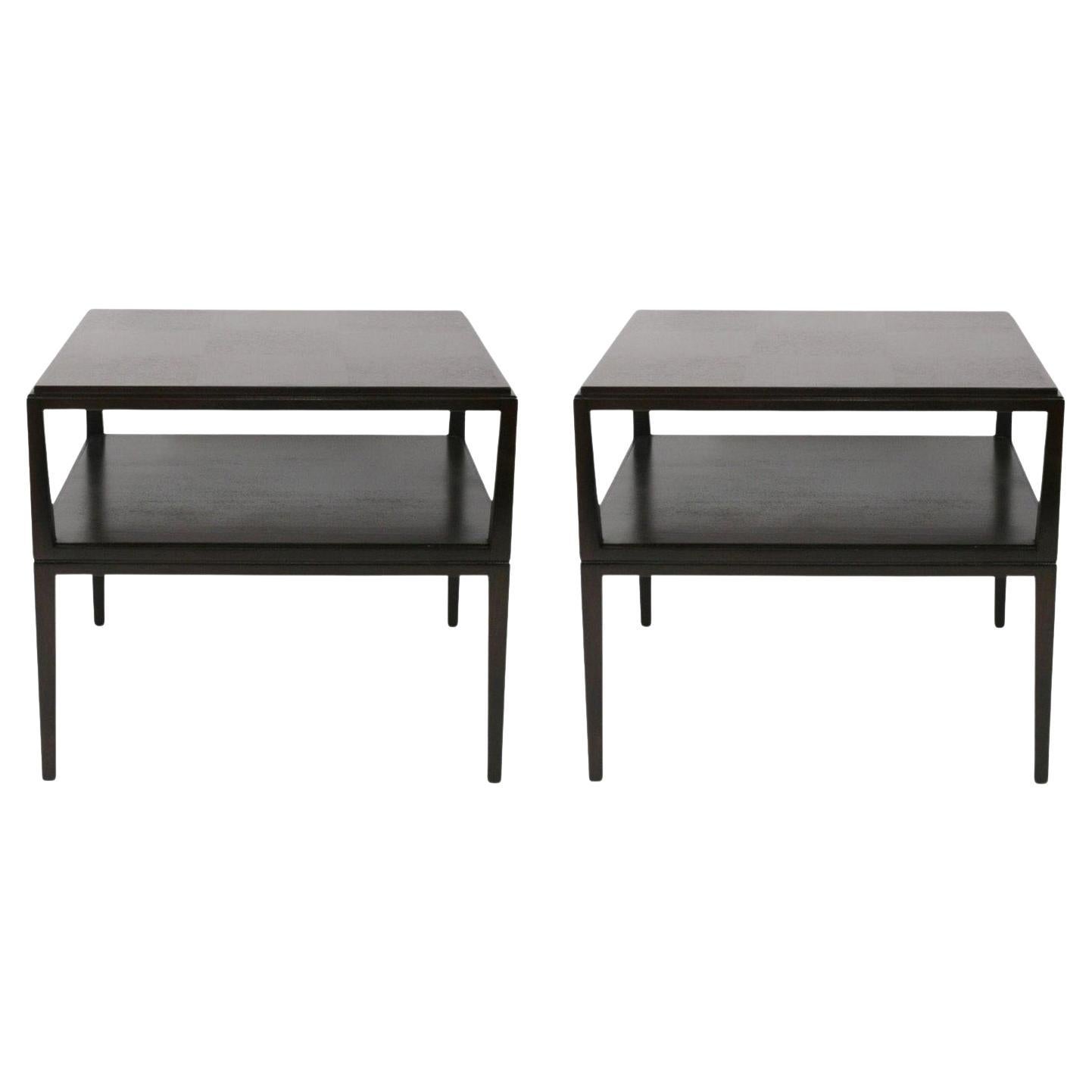 Tommi Parzinger for Charak Modern Large Scale End Tables or Nightstands For Sale