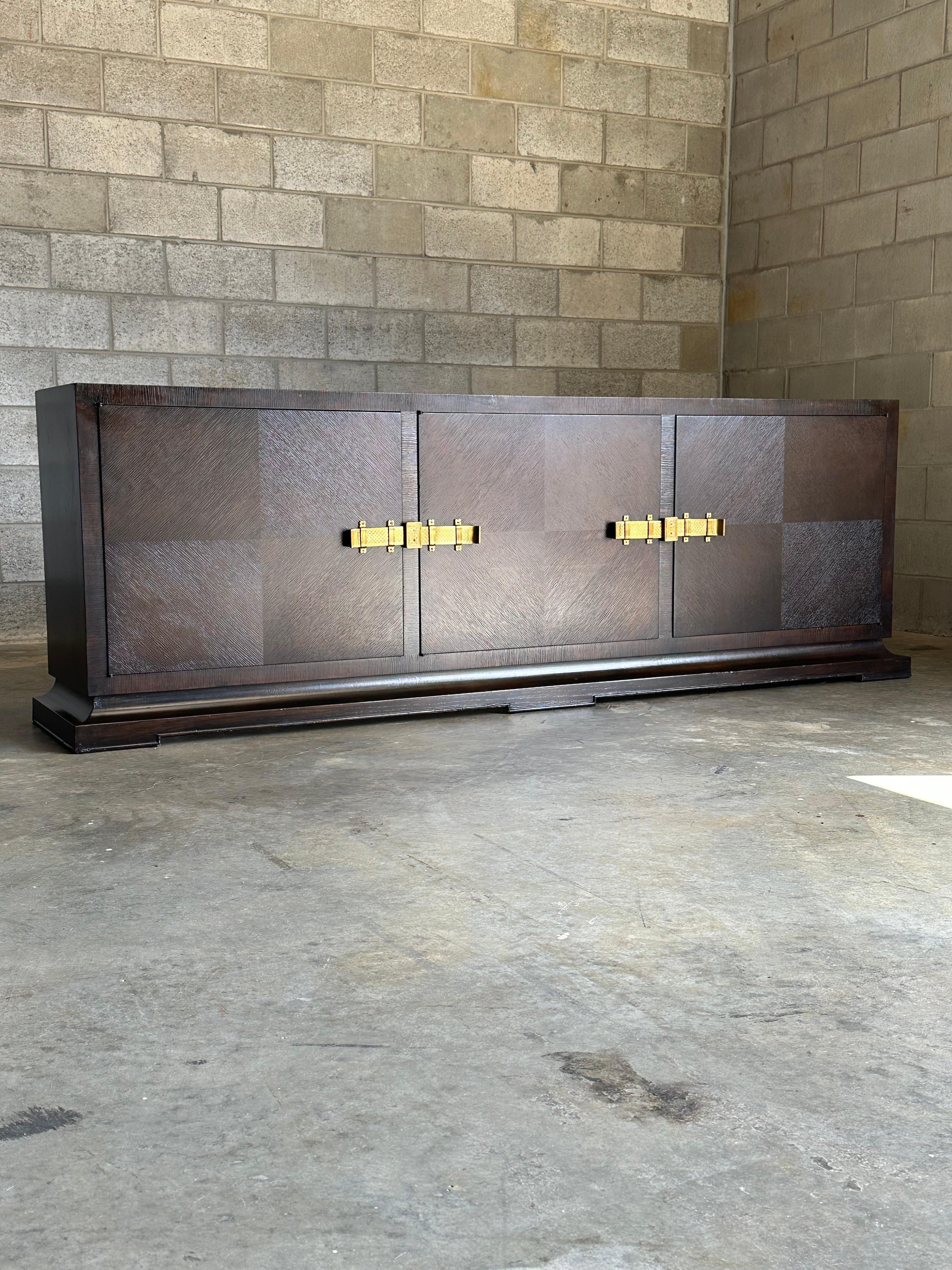Mid-20th Century Tommi Parzinger Credenza/ Sideboard for Charak Modern For Sale