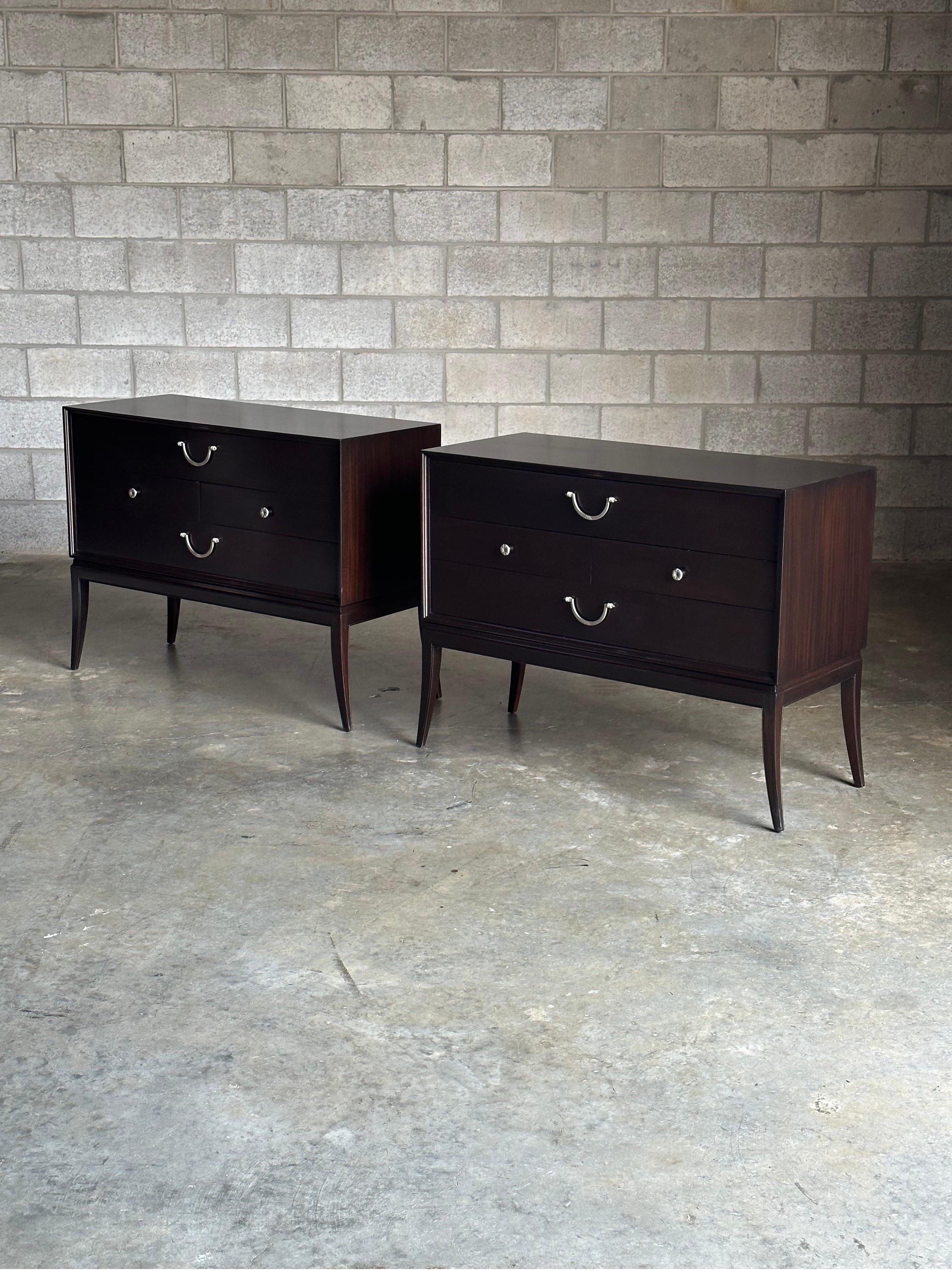 Mid-Century Modern Tommi Parzinger Chests for Charak Modern- A Pair For Sale