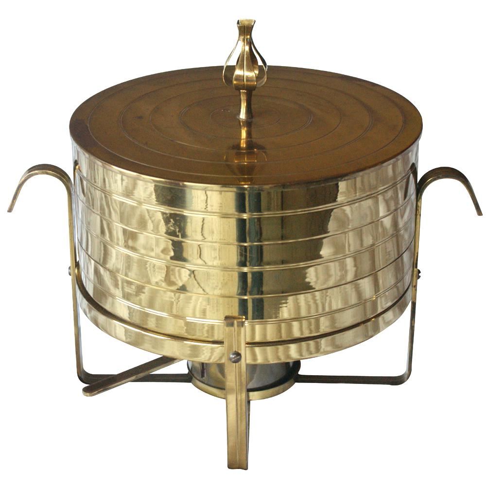 American Tommi Parzinger for Dorlyn Silversmiths Chafing Dish For Sale