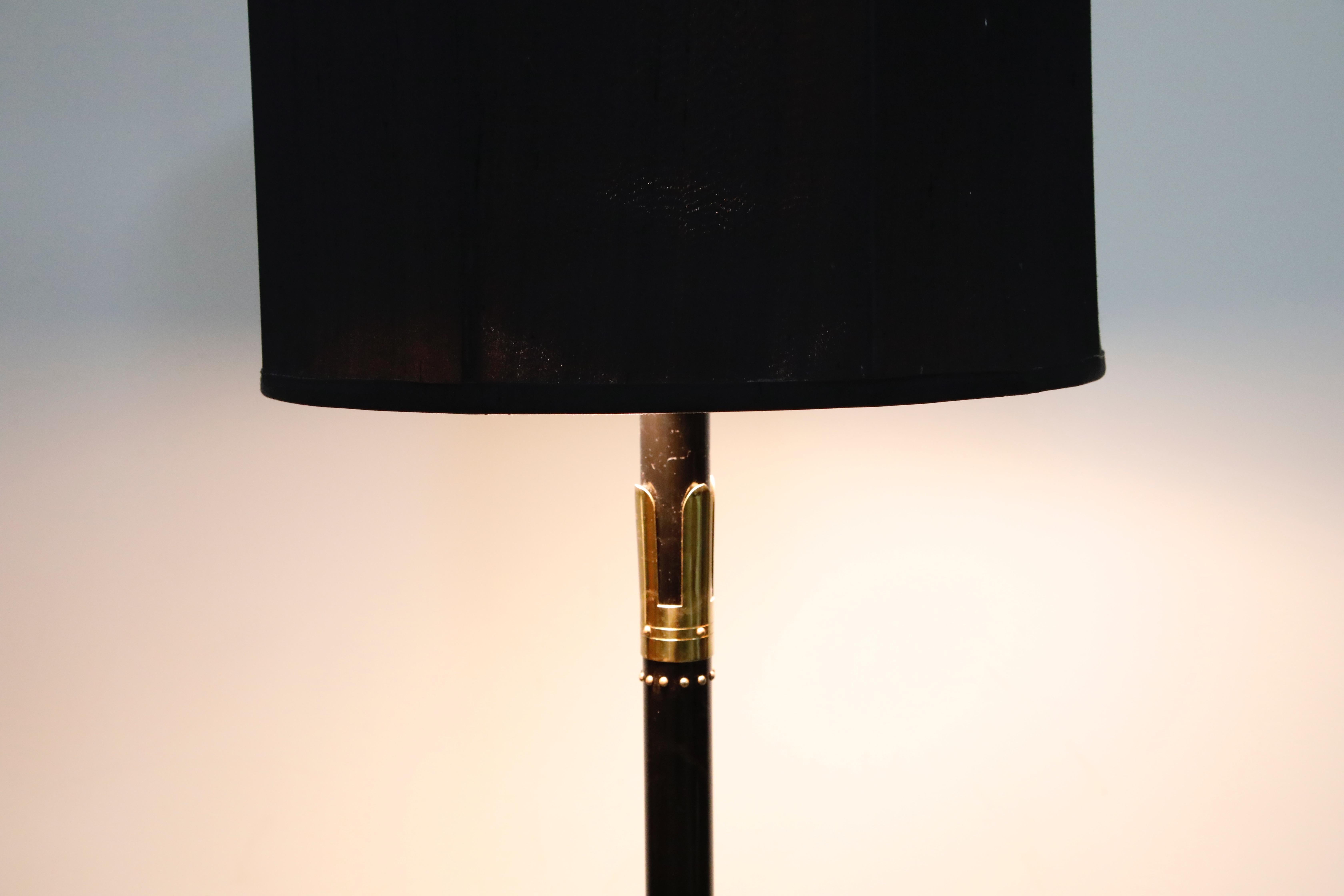 Tommi Parzinger for Parzinger Originals Floor Lamp with Side Table, 1955, Signed For Sale 3