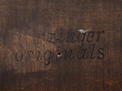 Stehlampe mit Beistelltisch von Tommi Parzinger für Parzinger Originals, 1955, signiert