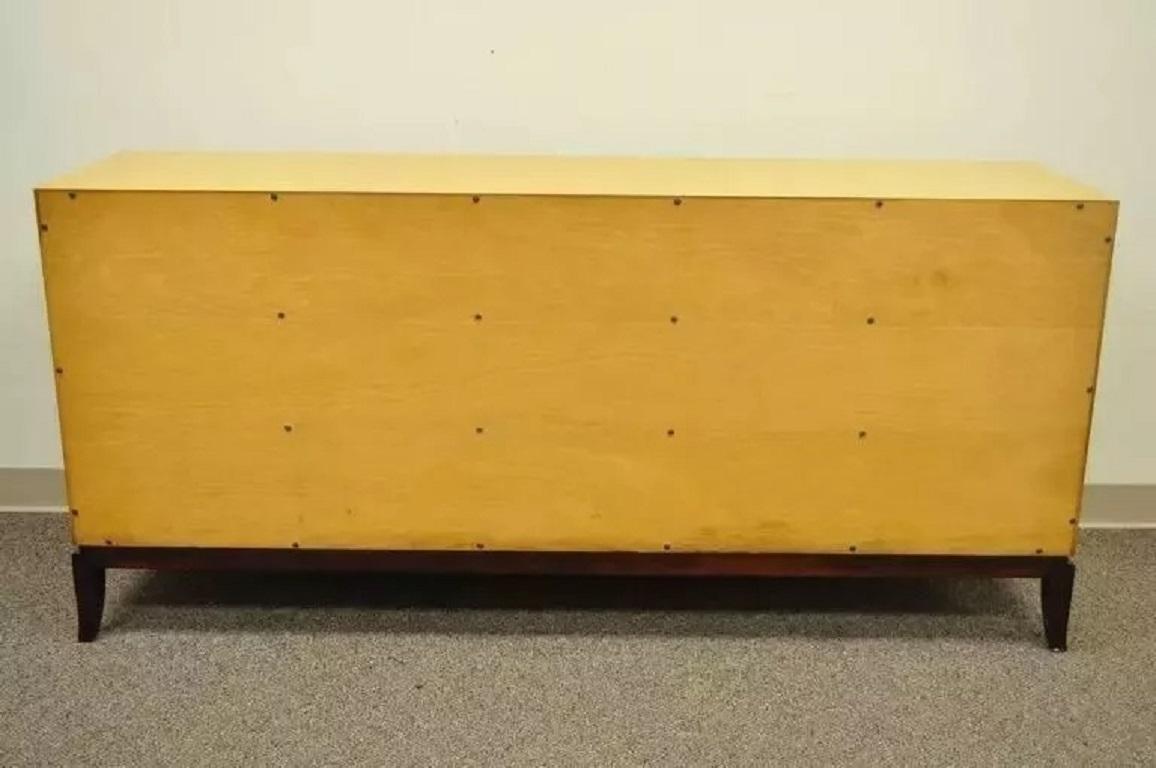 Tommi Parzinger for Parzinger Originals Maple & Mahogany Dresser Chest Credenza For Sale 3