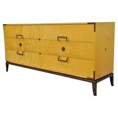Tommi Parzinger for Parzinger Originals Maple & Mahogany Dresser Chest Credenza