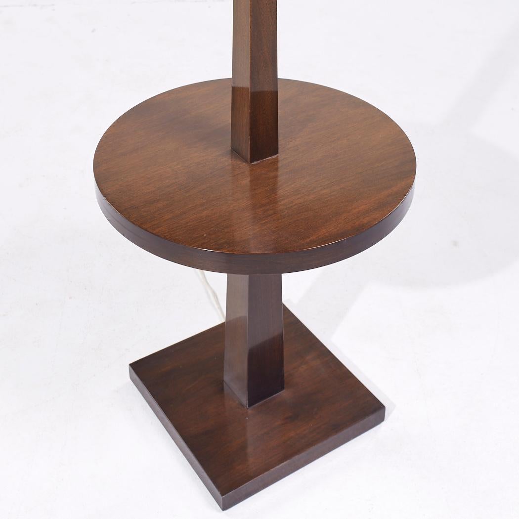 Tommi Parzinger for Parzinger Originals Mid Century Floor Lamp with Side Table en vente 1