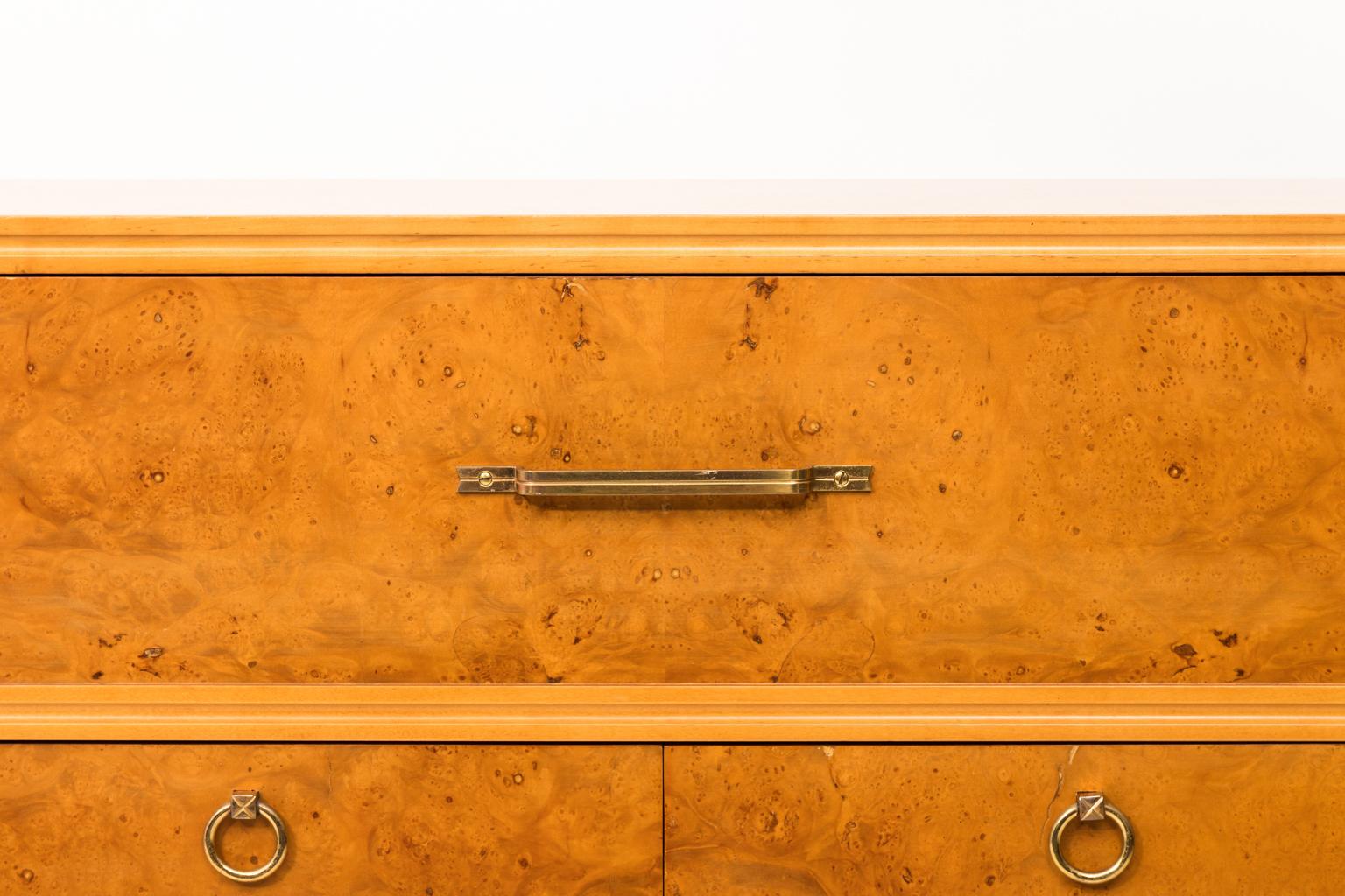 20th Century Tommi Parzinger Four-Drawer Dresser For Sale