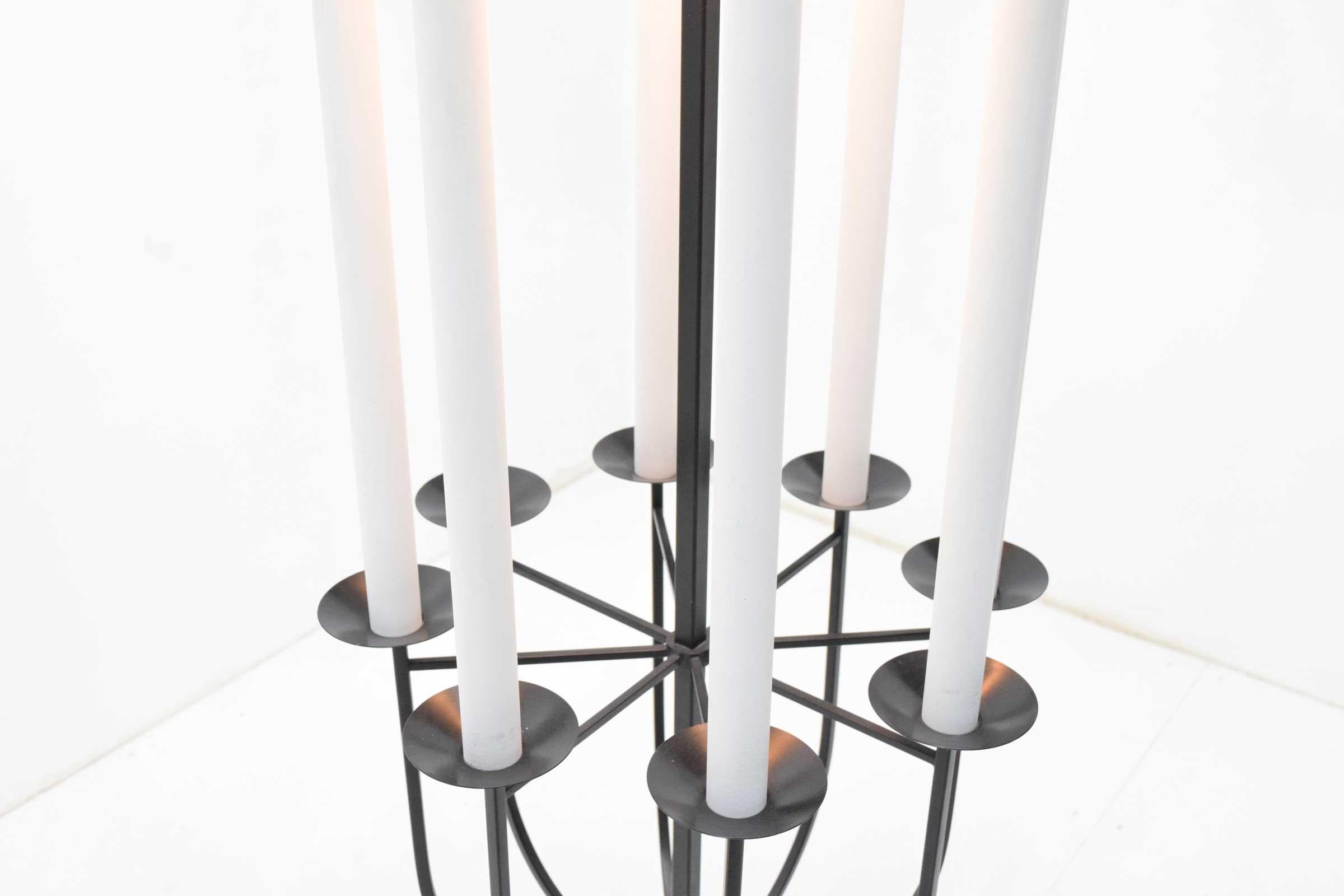 Mid-Century Modern Tommi Parzinger Iron Floor Lamp