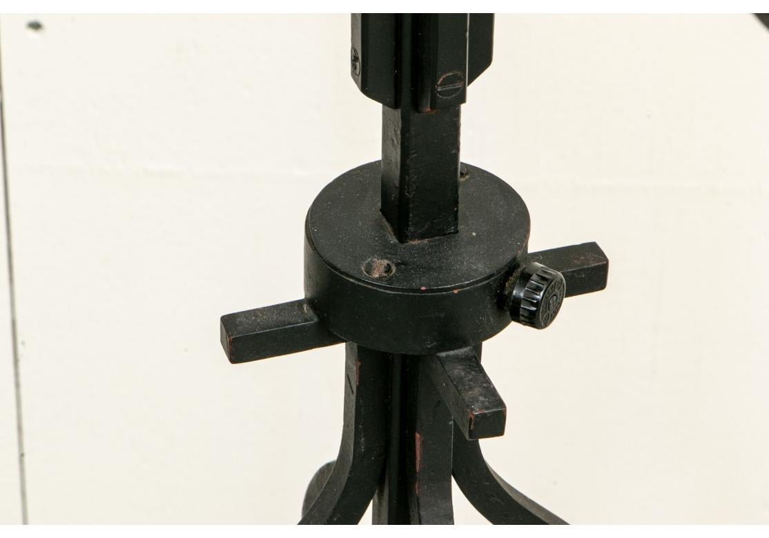 Tommi Parzinger Lamp #27 Iron Floor Torchiere For Sale 3