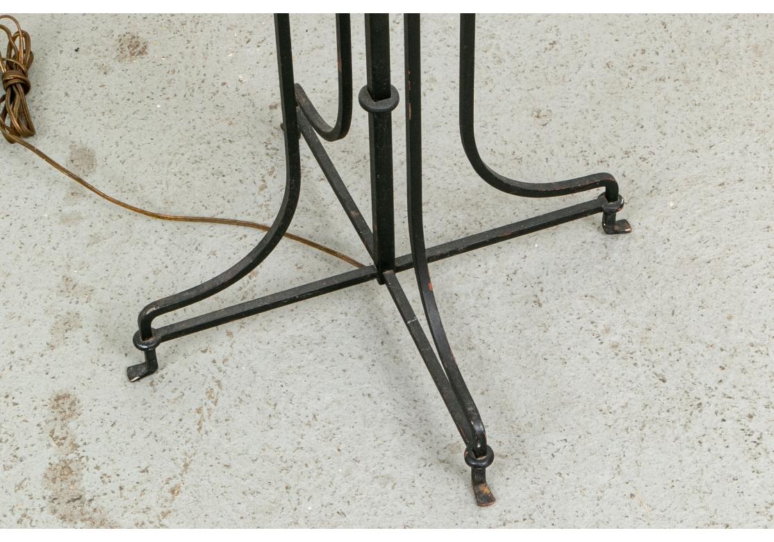 Tommi Parzinger Lamp #27 Iron Floor Torchiere For Sale 5