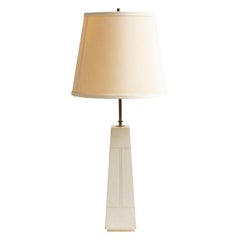 Tommi Parzinger Leather Table Lamp