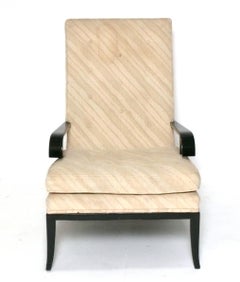 Tommi Parzinger Lounge Chair Reupholstered In Your Fabric Mid Century Glamour